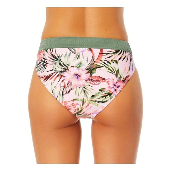 California Sunshine Contrast-Waistband Bikini Bottoms - Picture 2 of 3